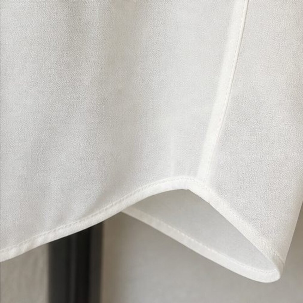 Ivory Wrap Blouse - Picture 6 of 6